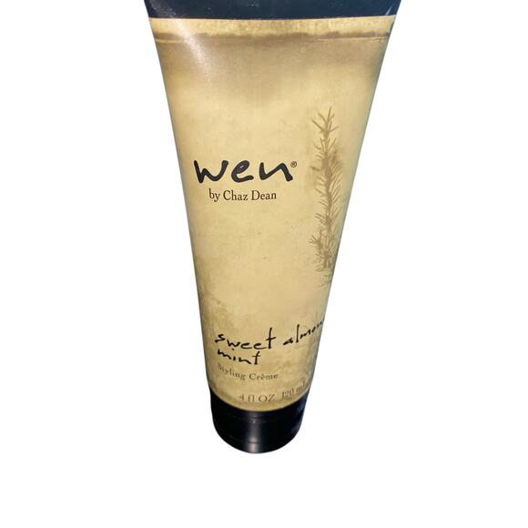 Wen Sweet Almond Mint Anti-Frizz Hair Styling Creme 4 Oz 120 mL Chaz Dean - Picture 1 of 2